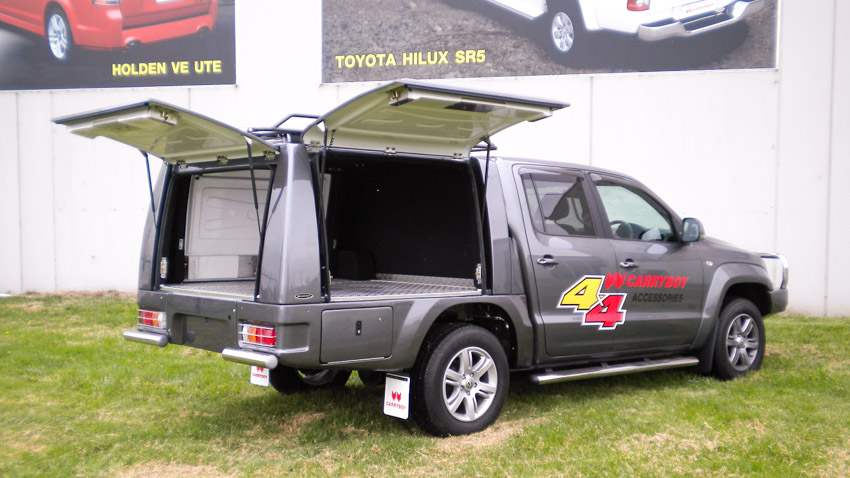 CARRYBOY CSV Tradesman für VW Amarok DC Klappen offen CARRYBOY CSV Tradesman für VW Amarok DC Klappen offen