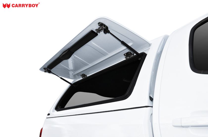 CARRYBOY Hardtop mit geschlossenen Klappen SOK-IRD Isuzu D-Max Doppelkabine 2012-2016 große Öffnungen CARRYBOY Hardtop mit geschlossenen Klappen SOK-IRD Isuzu D-Max Doppelkabine 2012-2016 große Öffnungen