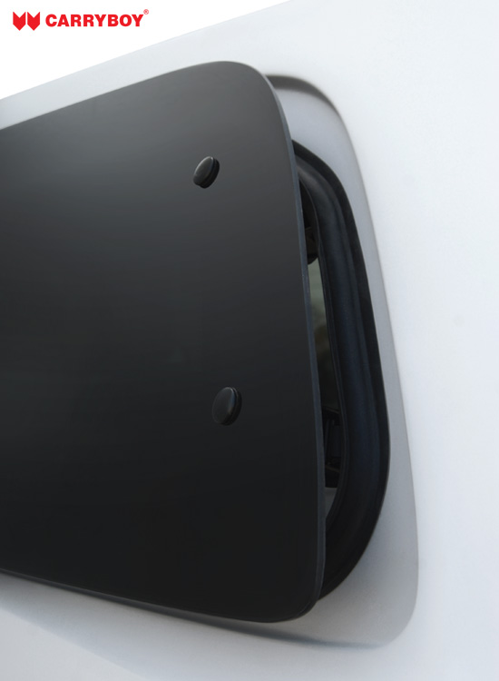 CARRYBOY Hardtop S6_Dreieckfenster Öffnungswinkel CARRYBOY Hardtop S6_Dreieckfenster Öffnungswinkel