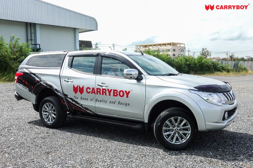 CARRYBOY Hardtop S6-MND Mitsubishi L200 Doppelkabine getönte Ausstellfenster Lackierung in Wagenfarbe