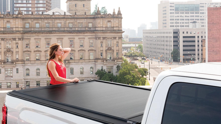 NOVISauto Laderaumabdeckung mattschwarz Aluminiumrollo - RETHD16