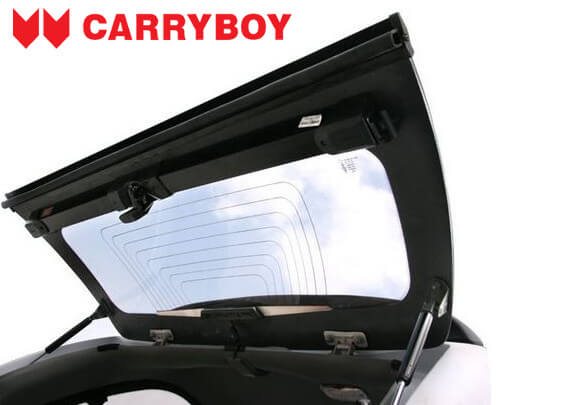 CARRYBOY Hardtop 560 mit seitlichen Schiebefenster für VW Amarok Einzelkabine Singlecab Glas Heckscheibe mit Heckscheibenheizung