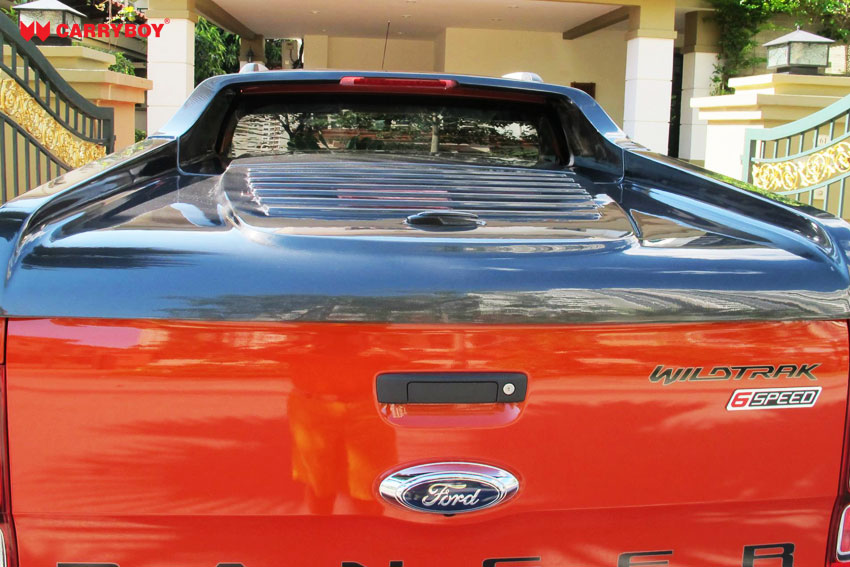 CARRYBOY Laderaumabdeckung Deckel Flachabdeckung sicher abschließbar Ford Ranger Doppelkabine 2012+