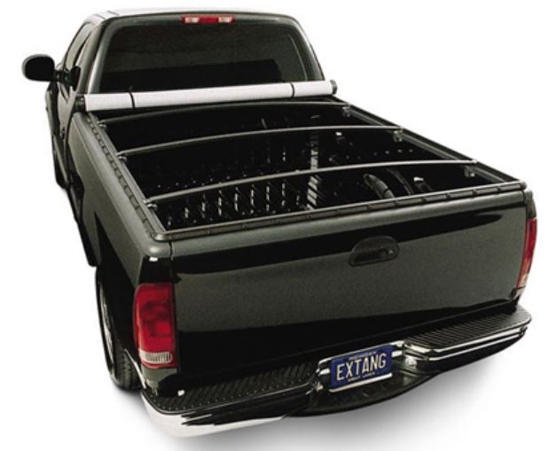 NOVISauto Laderaumabdeckung Plane mit Knöpfen BLACKMAX - EXF14-5,6