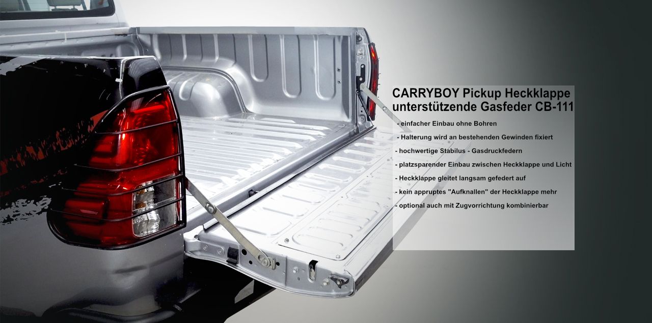 CARRYBOY Heckklappendämpfer CB-111-FT Ford Ranger CARRYBOY Heckklappendämpfer CB-111-FT Ford Ranger