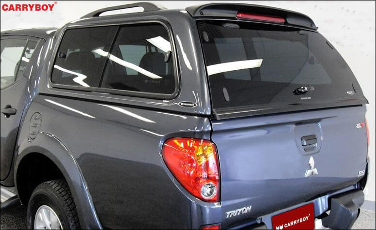 CARRYBOY Hardtop mit Schiebefenster 560-MTD Mitsubishi L200 Doppelkabine Kurzbett 2005-2015