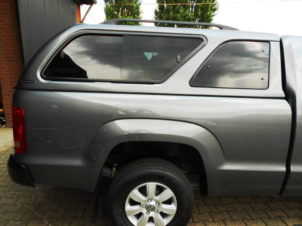 CARRYBOY Hardtop 560 mit seitlichen Schiebefenster für VW Amarok Einzelkabine Singlecab Speditionsversand