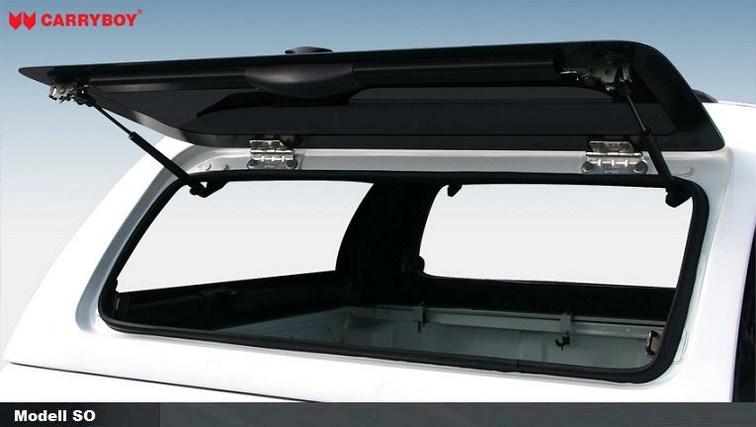 CARRYBOY Hardtop mit geschlossenen Klappen SOK-IRD Isuzu D-Max Doppelkabine 2017-2020 Lackierung in Wagenfarbe