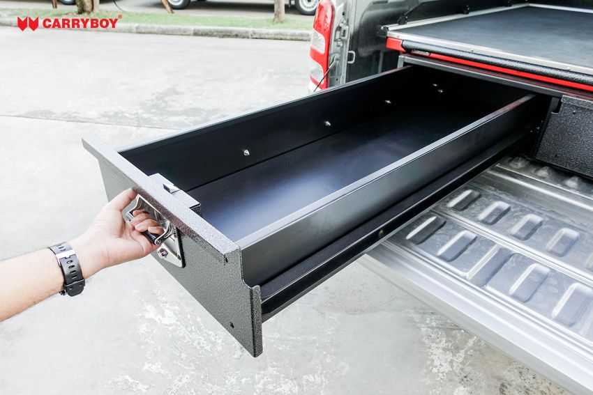 CARRYBOY Ladebodenauszug mit Werkzeugschubladen Kombination CB-800 Größe S 300kg belastbarkeit