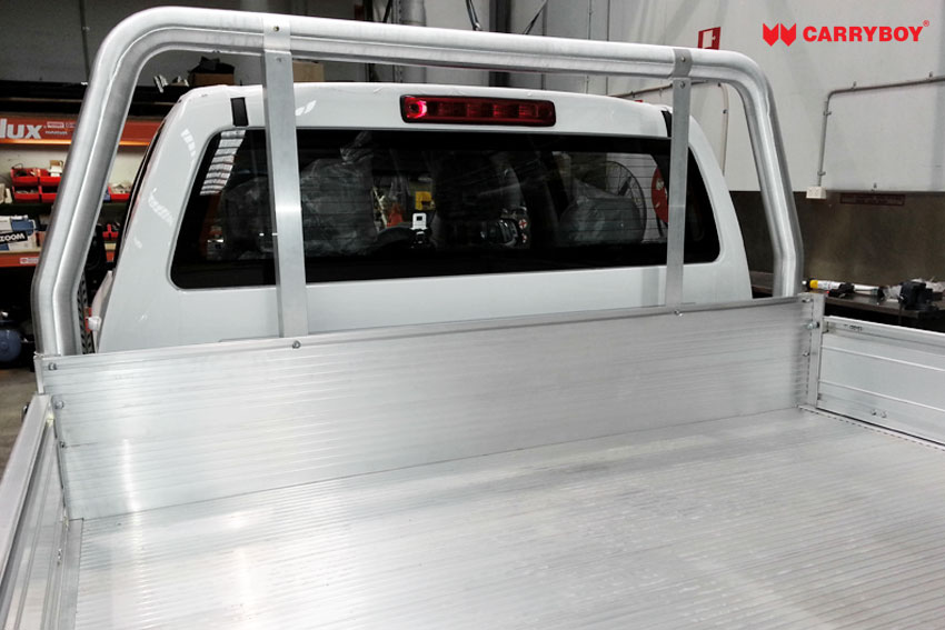 CARRYBOY Aluminium ultraleicht Ladefläche für Pickups mit Frontschutzbügel Einzelkabine