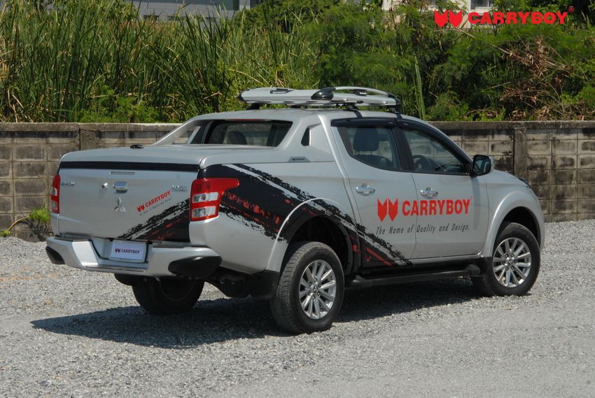 CARRYBOY Laderaumabdeckung R-795 mit Stylingbügel für Toyota Hilux 2016+ mit Deckel CARRYBOY Laderaumabdeckung R-795 mit Stylingbügel für Toyota Hilux 2016+ mit Deckel