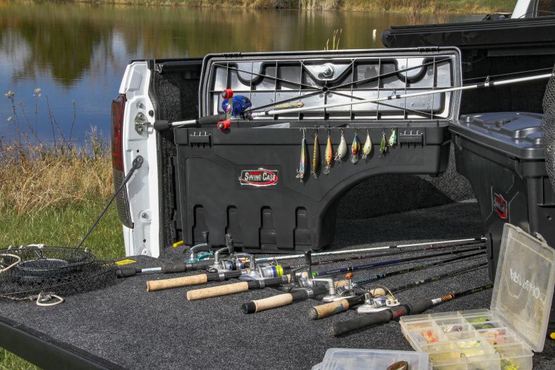 NOVISauto CARRYBOY Werkzeugbox Staubox Toolbox schwenkbar Pickup Ladefläche Ford Ranger 2012+ für Gewerbe Handwerk Freizeit