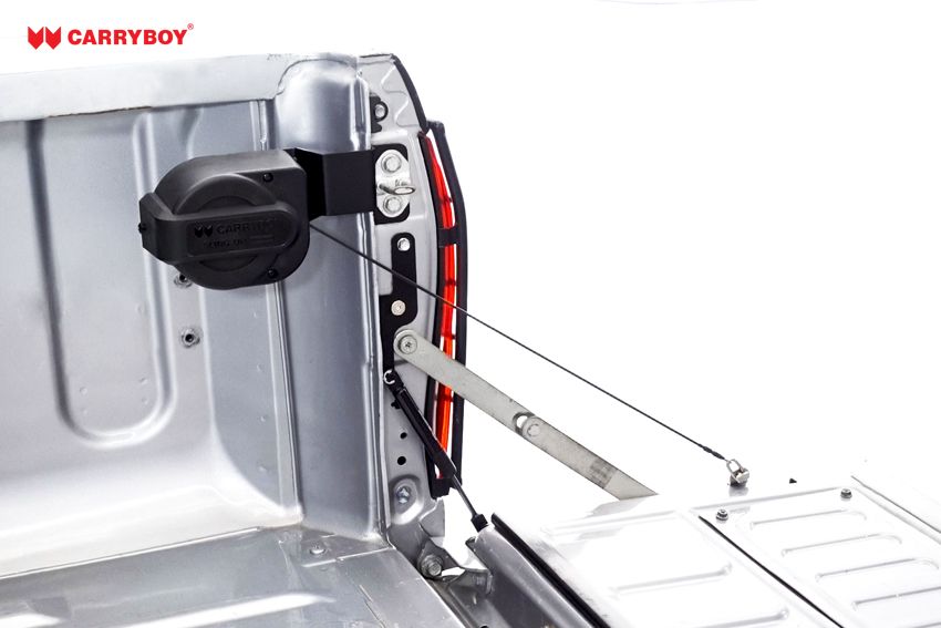 CARRYBOY Pickup Heckklappendämpfer Unterstützung Hilfe CB-105-MN Mitsubishi L200 platzsparender Einbau CARRYBOY Pickup Heckklappendämpfer Unterstützung Hilfe CB-105-MN Mitsubishi L200 platzsparender Einbau