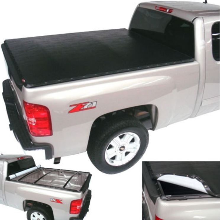 NOVISauto Laderaumabdeckung Plane mit Knöpfen BLACKMAX - EXF14-5,6