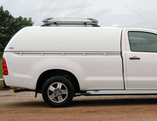 CARRYBOY Hardtop ohne Seitenfenster geschlossene Seiten Ford Ranger Singlecab Einzelkabine 2002-2011