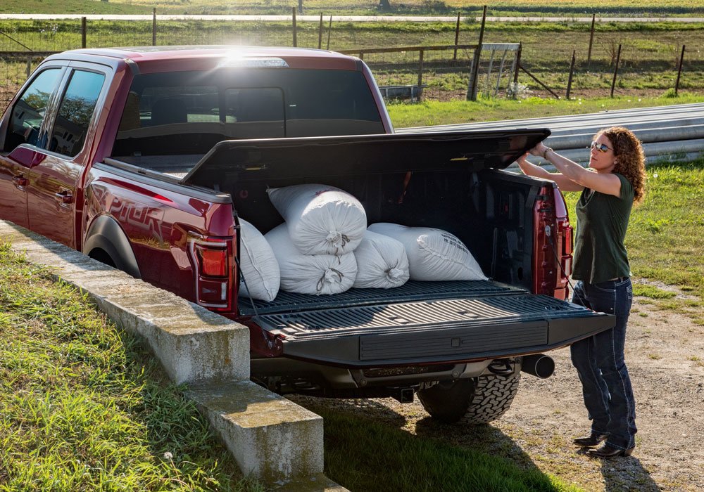 NOVISauto Laderaumabdeckung Rugged Cover Mitsubishi L200 Extrakabine 2016+ NOVISauto Laderaumabdeckung RUGGEDCOVER - Fest zum Falten - RLMC15
